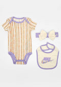 COFFRET - Nike set 3 pièces beige