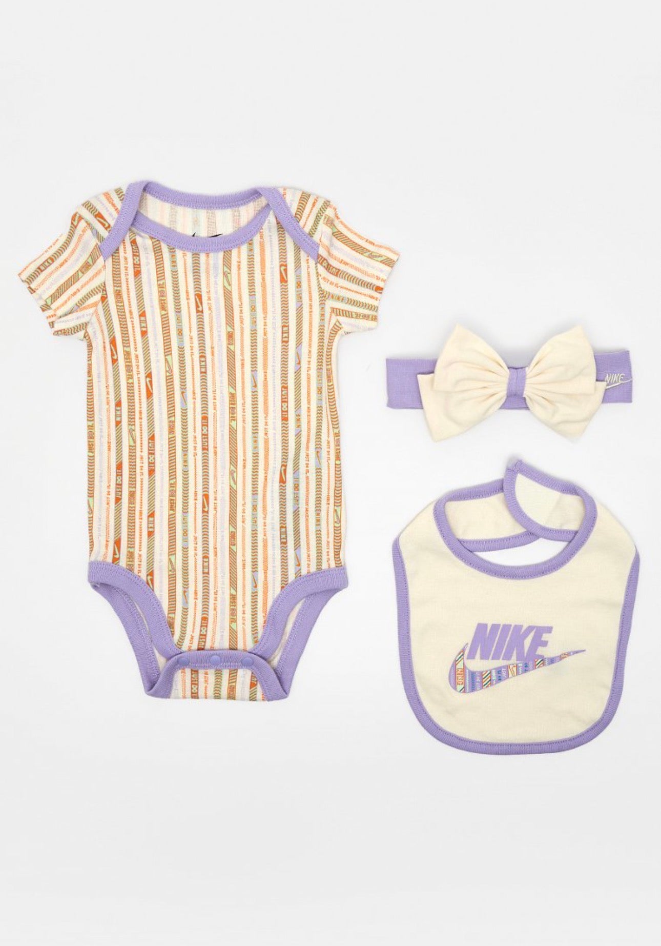COFFRET - Nike set 3 pièces beige