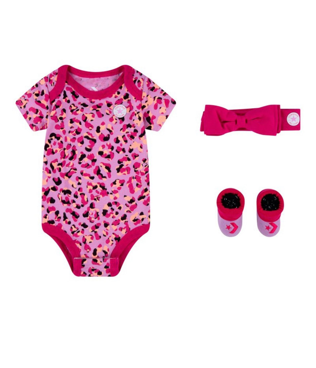 Coffret Converse, Body + Bandeau + Chanson Fushia
