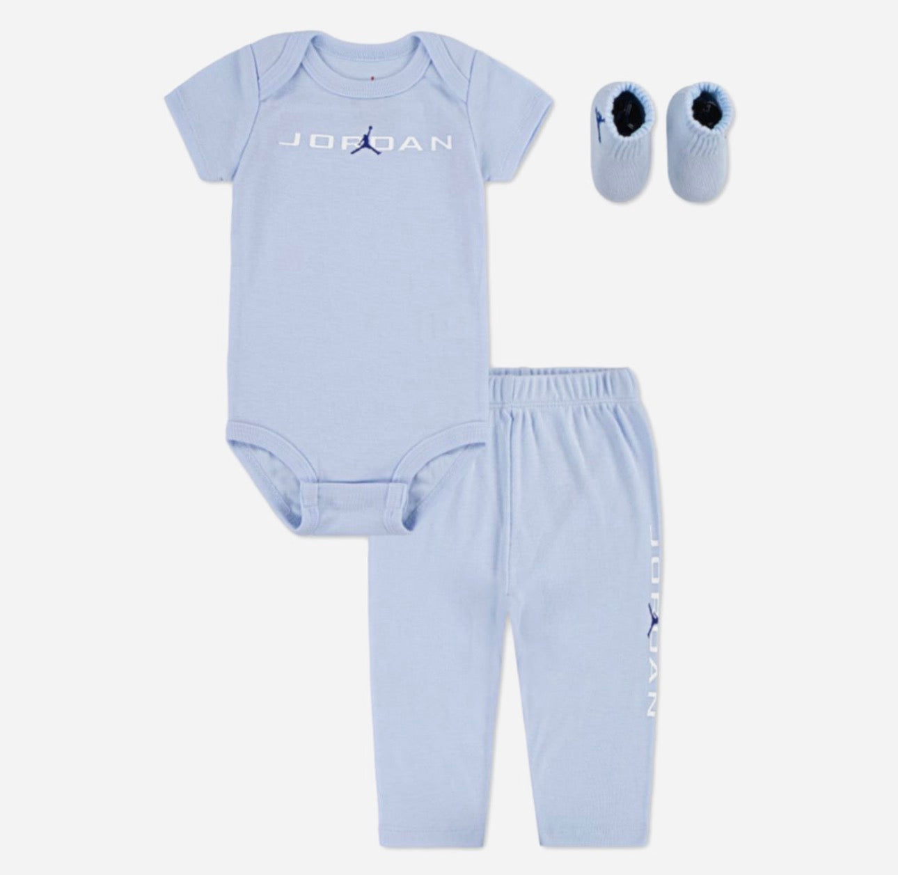 Jordan - Coffret 3 pièces - pantalon jogging + chaussons - bleu