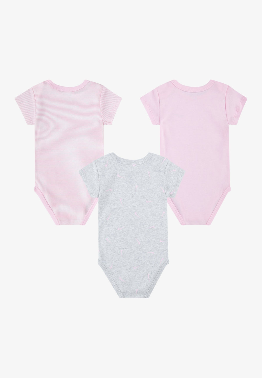 Nike - Lot 3 bodies gris et rose