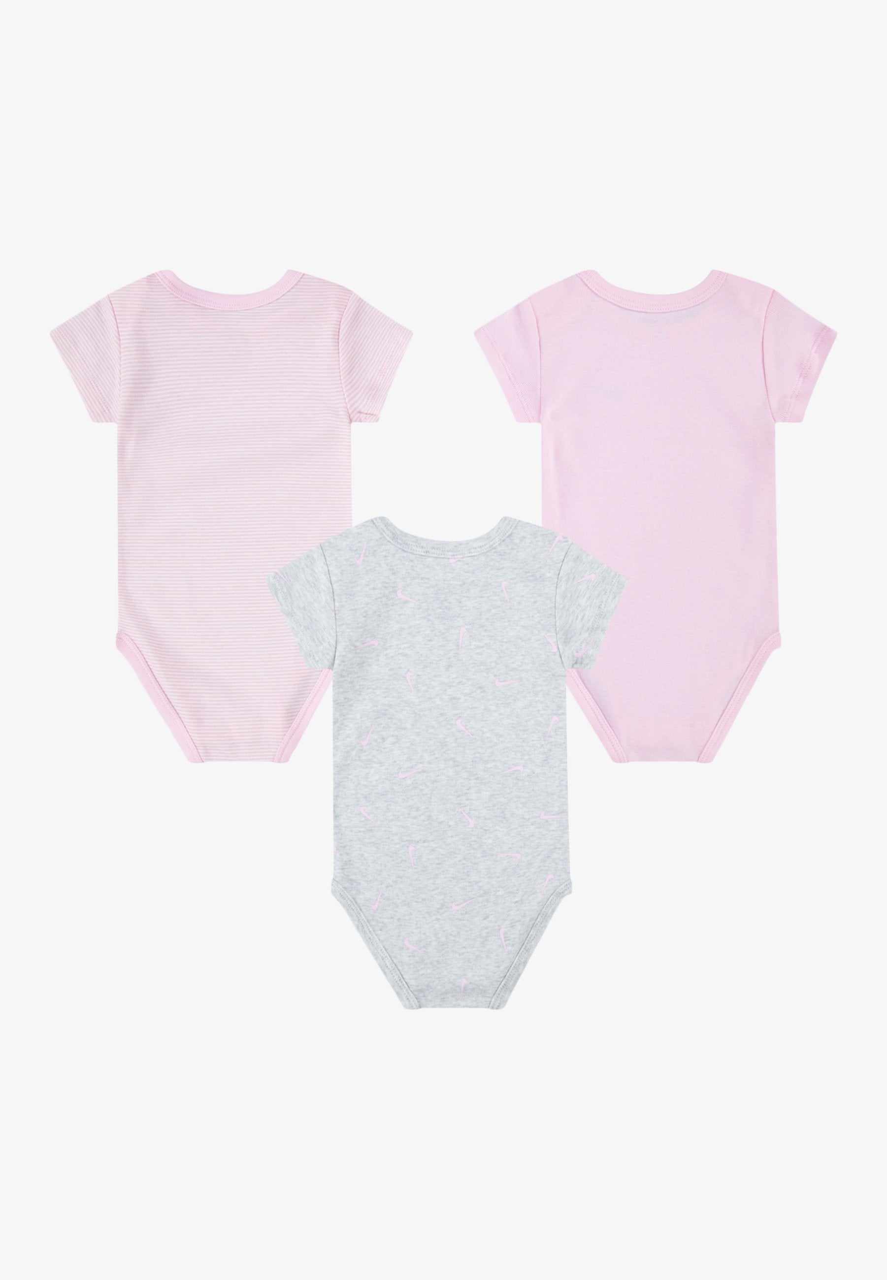 Nike - Lot 3 bodies gris et rose