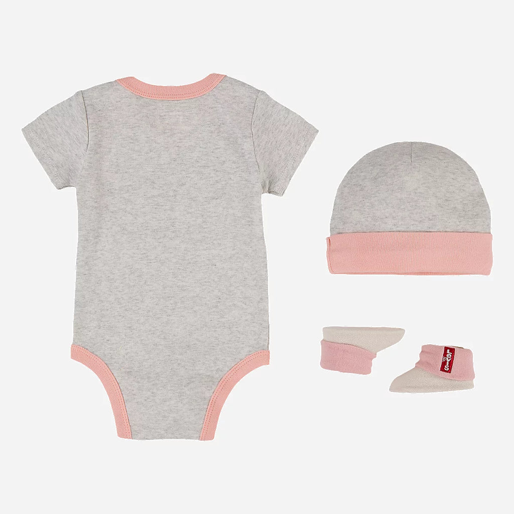 Coffret - Nike ensemble 3 pièces, rose et gris