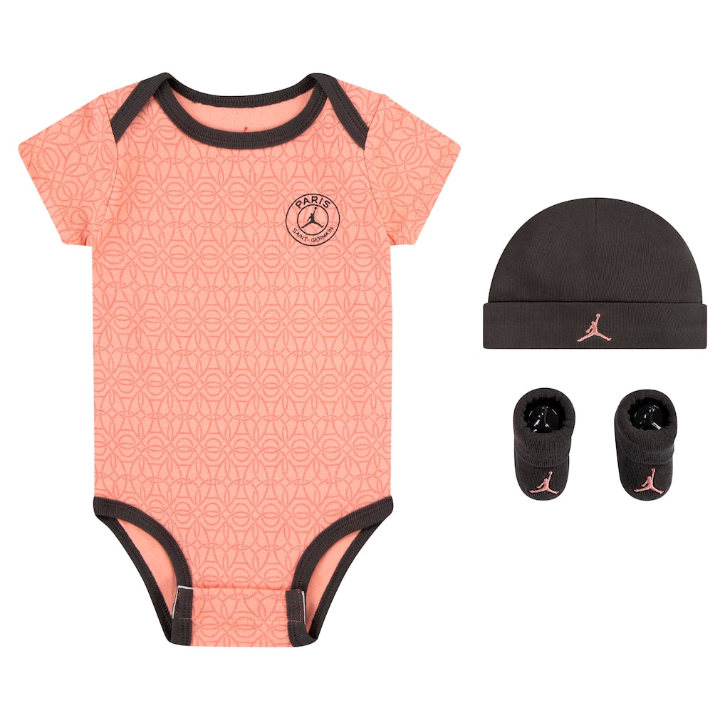 Coffret Paris Saint Germain, 3 pièces Body + Bonnet + Chausson
